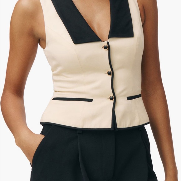 Reformation Tops - Reformation button up top Reba